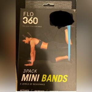 Mini Bands 3-Pack - Black and Blue